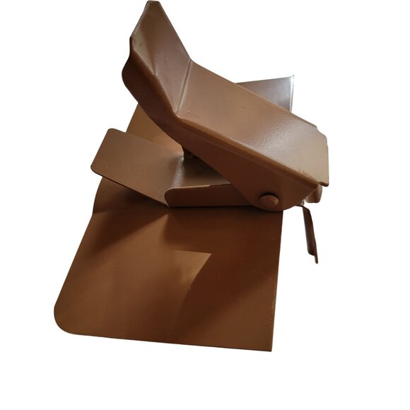 Vintage OxFord Metal Adjustable File Card Holder Alphabetical Dividers Heavy Dut - Picture 3 of 5